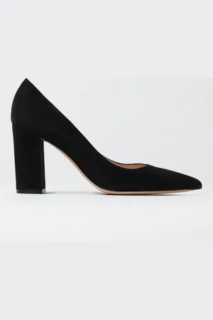 Gianvito Rossi Décolleté in camoscio