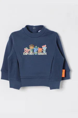 Emporio Armani Maglia a collo alto con stampa grafica