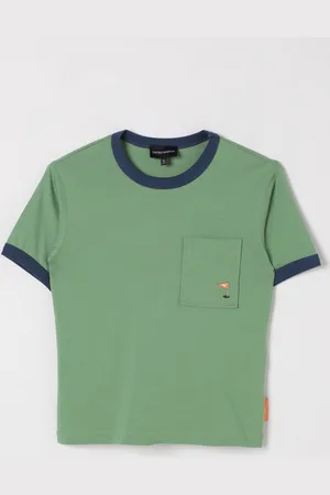 Emporio Armani T-shirt in cotone con stampa Golf Club