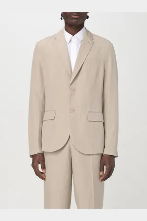 Armani Exchange Blazer in lino e viscosa