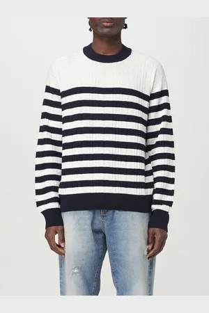 Balmain Maglione a righe in lana vergine