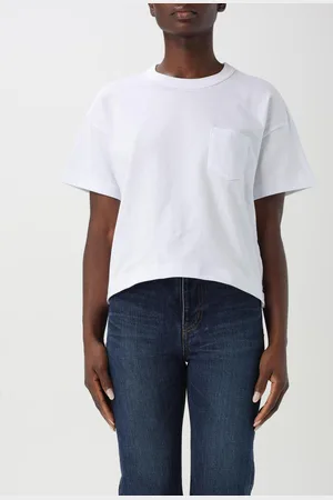 SACAI T-shirt in cotone con tasca