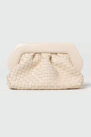 THEMOIRÈ Clutch Bios in pelle vegana intrecciata