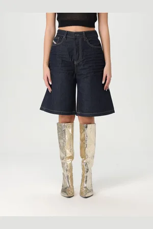 Diesel Bermuda di jeans svasati