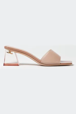 Gianvito Rossi Mules Cosmic in pvc e vernice
