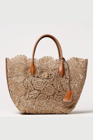 ERMANNO SCERVINO Borsa Maggie in pizzo ricamato a fiori