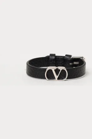 VALENTINO GARAVANI Bracciale VLogo Signature in pelle a grana