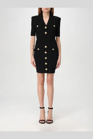 Balmain Abito in maglia con bottoni