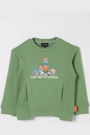 Emporio Armani Felpa a girocollo stampata