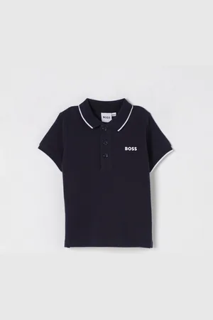 HUGO BOSS Polo in cotone con mini logo