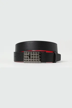 Christian Louboutin Cintura in pelle a grana