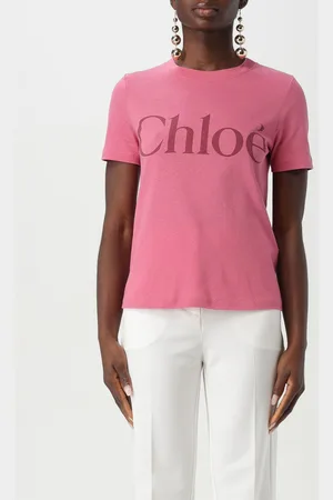 Chloé T-shirt in cotone con logo
