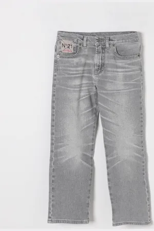 Nº21 Jeans a 5 tasche con maxi logo posteriore
