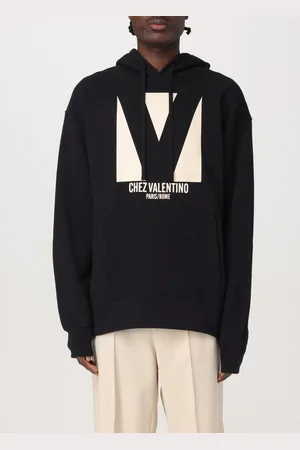 VALENTINO Felpa Chez in cotone con logo