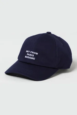 Drôle de Monsieur Cappello in cotone con logo ricamato