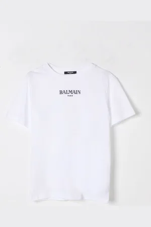 Balmain T-shirt in cotone con logo