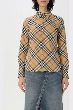 Burberry Camicia in cotone con stampa Vintage Check