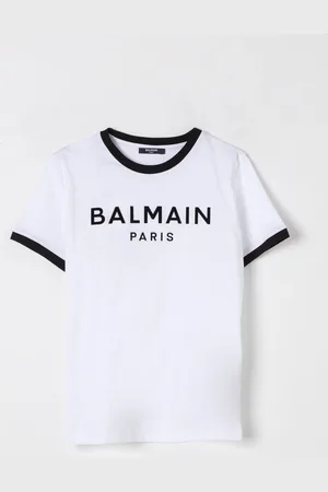 Balmain T-shirt in cotone con logo