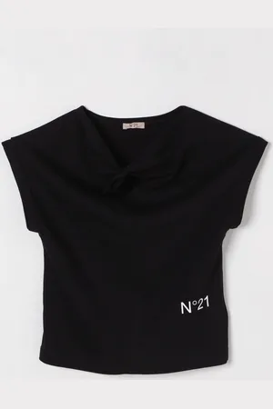 Nº21 T-shirt in cotone con logo