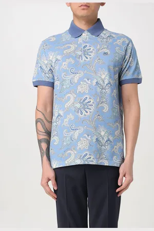 Etro Polo Pegaso in cotone paisley