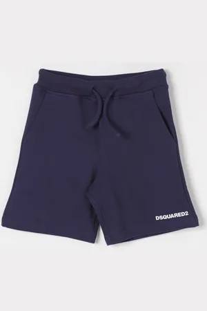 Dsquared2 Pantaloncino sportivo in cotone con logo