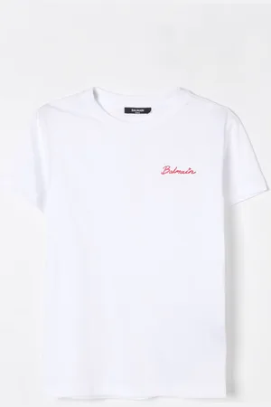 Balmain T-shirt in cotone con logo