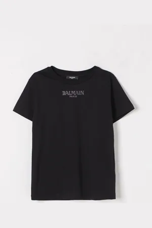 Balmain T-shirt in cotone con logo