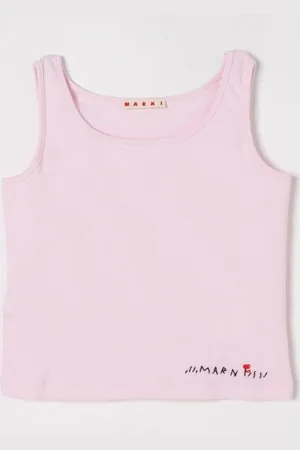 Marni Canotta in cotone con logo