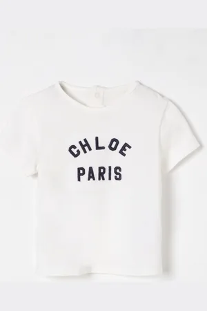 Chloé T-shirt in cotone con logo
