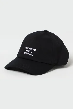 Drôle de Monsieur Cappello in cotone con logo ricamato