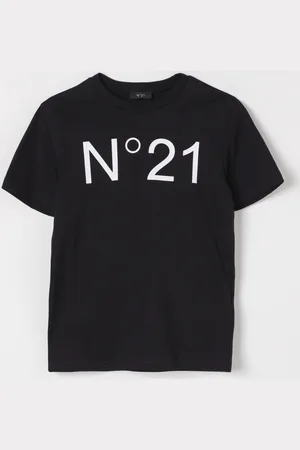 Nº21 T-shirt in cotone con stampa logo