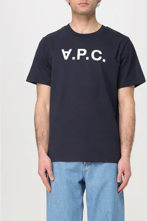 A.P.C. T-shirt in cotone con stampa logo A. P.C.