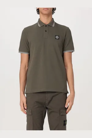 Stone Island Polo in cotone biologico piquet