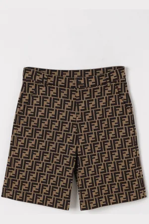 Fendi Pantaloncino in misto cotone FF