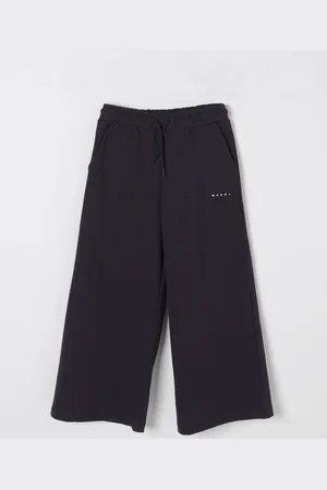 Marni Pantalone jogging con mini logo in cotone