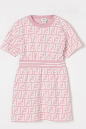 Fendi Abito in maglia di cotone FF