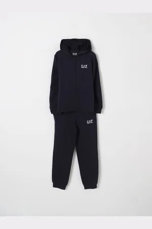 EA7 Tuta felpa + pantalone jogging con logo