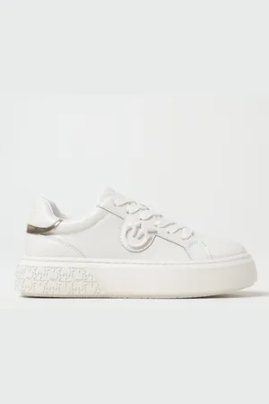 Pinko Sneakers Flatform in pelle