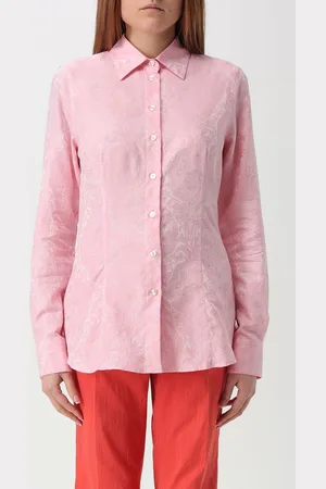 Etro Camicia in cotone con stampa Paisley