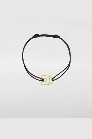 Aliita Bracciale Casita Pura in oro 9kt smaltato e cotone