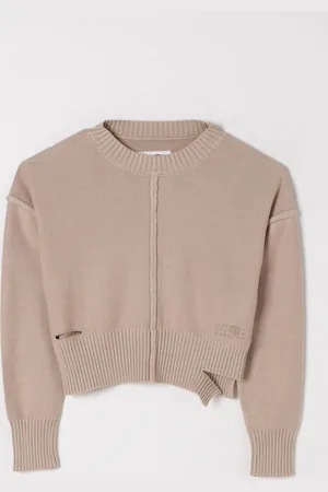 Maison Margiela Maglia con rotture in cotone