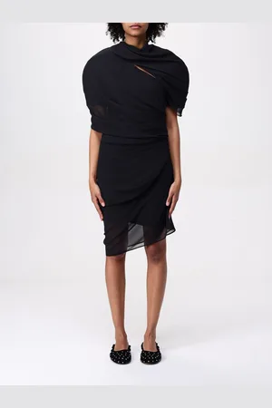 Jacquemus Abito asimmetrico in crêpe