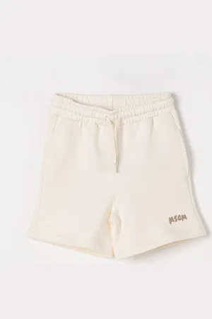 Msgm Shorts sportivo in cotone con logo