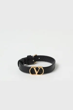 VALENTINO GARAVANI Bracciale VLogo Signature in pelle a grana