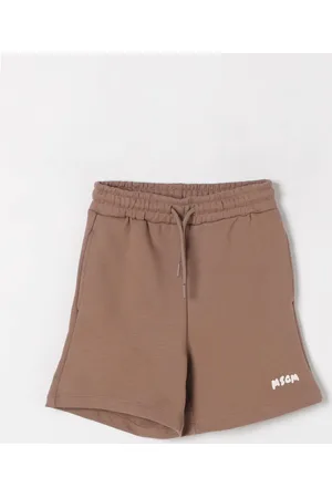 Msgm Shorts sportivo in cotone con logo