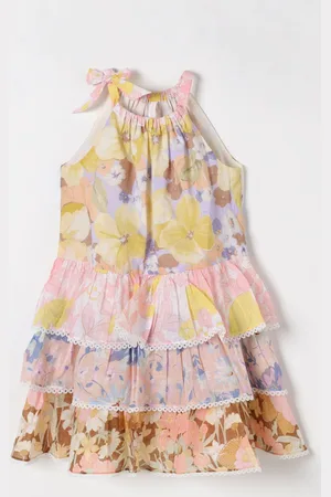 ZIMMERMANN Abito in cotone a fantasia floreale