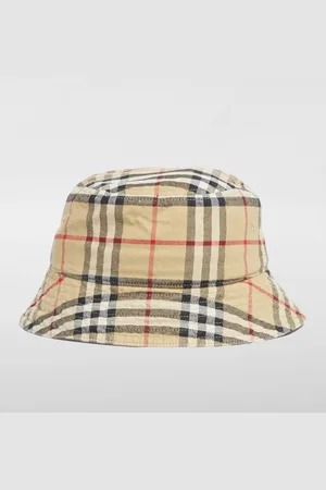 Burberry Cappello Vintage Check in cotone stampato