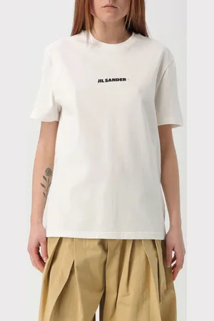 Jil Sander T-shirt in cotone con mini logo