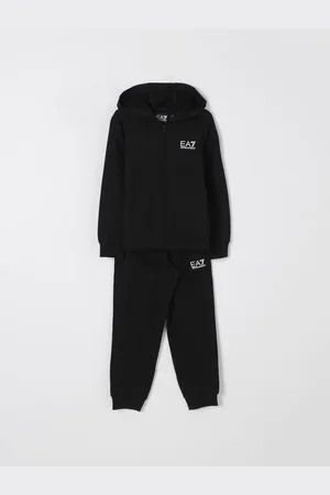 EA7 Tuta felpa + pantalone jogging con logo