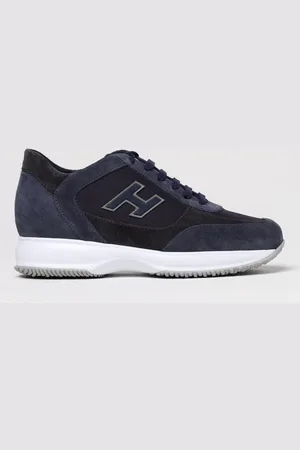 Hogan Sneakers Interactive in camoscio e mesh